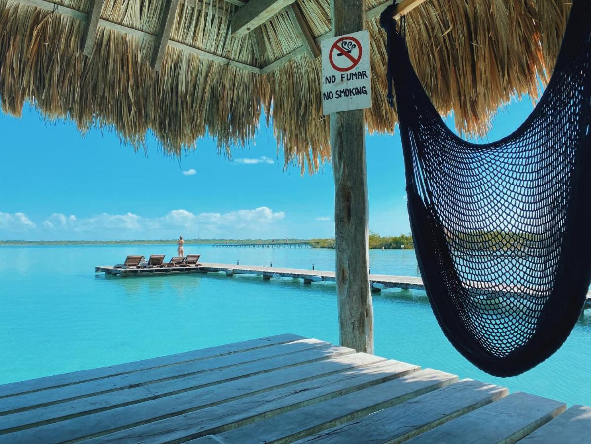 Cabanas Hostal & Camping Magic Bacalar Eksteriør bilde