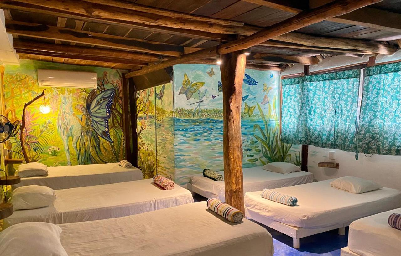 Cabanas Hostal & Camping Magic Bacalar Eksteriør bilde