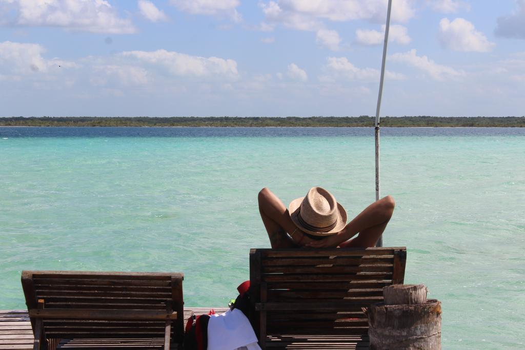 Cabanas Hostal & Camping Magic Bacalar Eksteriør bilde