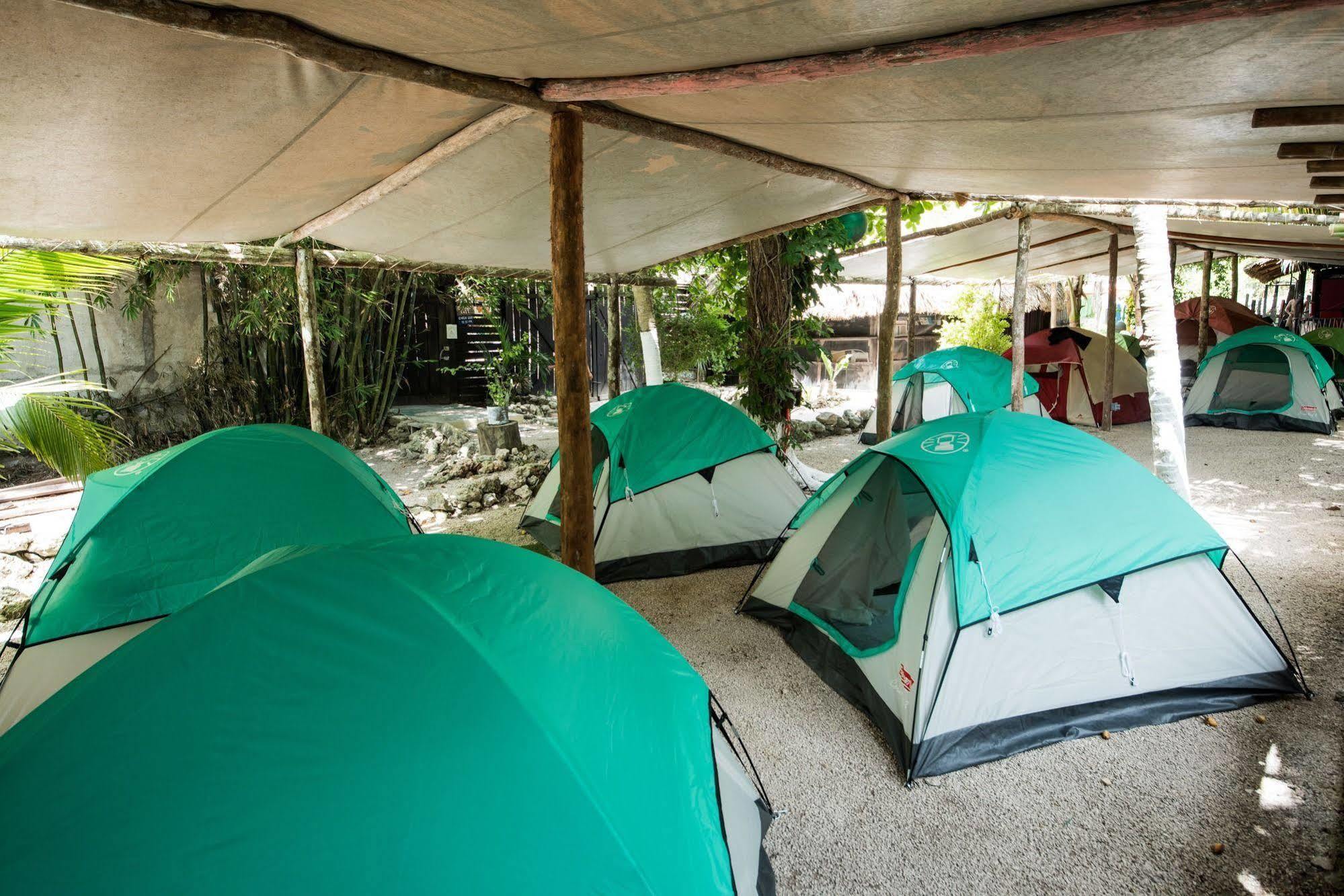 Cabanas Hostal & Camping Magic Bacalar Eksteriør bilde